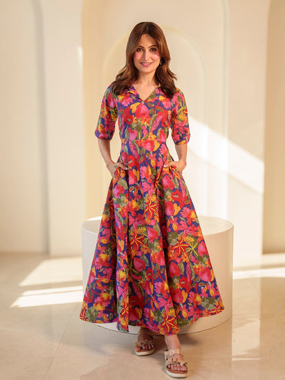 Lyla Multicolor Shirt Dress