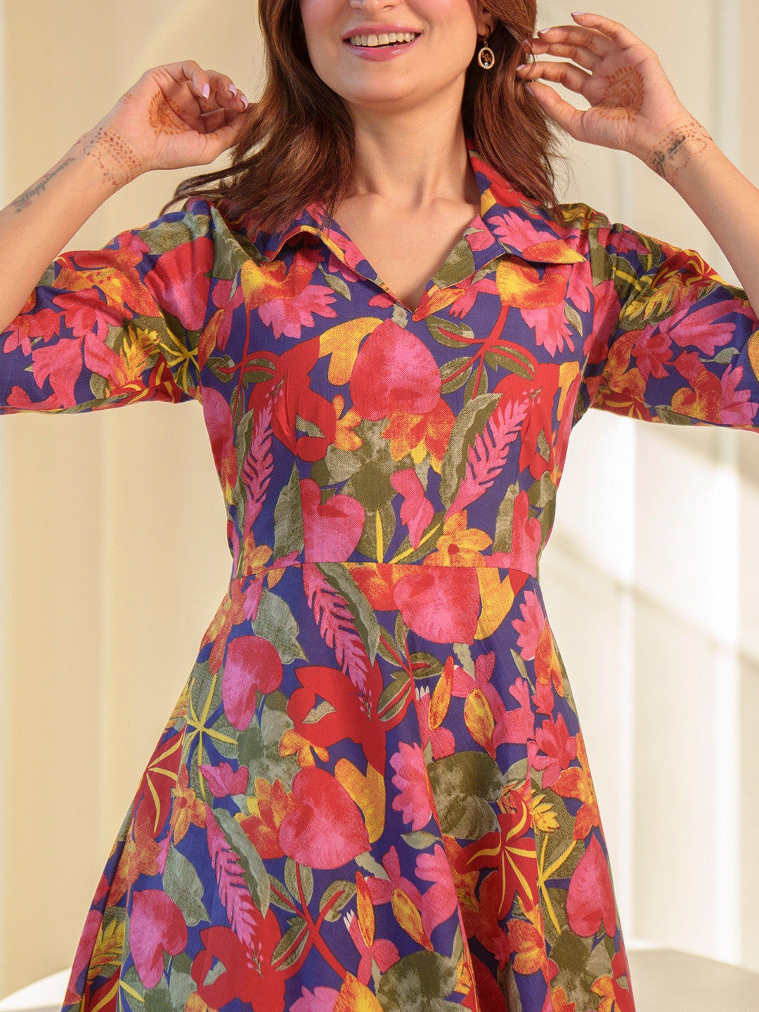 Lyla Multicolor Shirt Dress