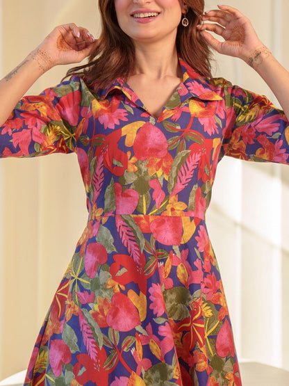 Lyla Multicolor Shirt Dress