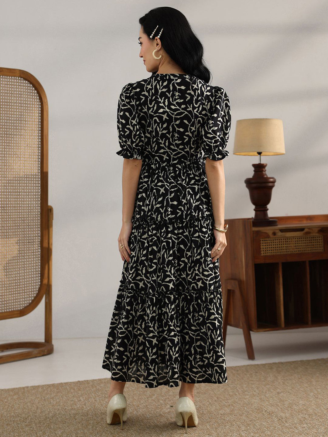 Women Fit & Flare Maxi Dress